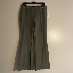 NWT MICHAEL Michael Kors Flare Pull-On High Rise Pant
